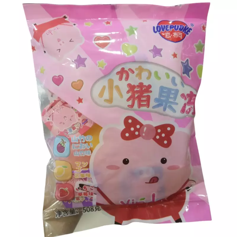 小猪果冻 gelatina de frutas