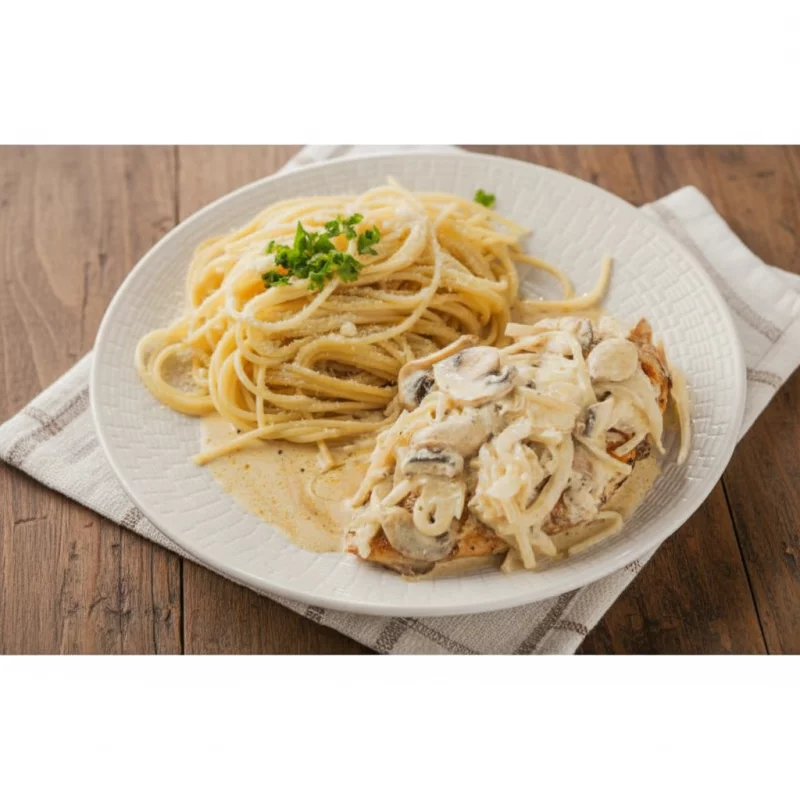 Pollo al champiñon