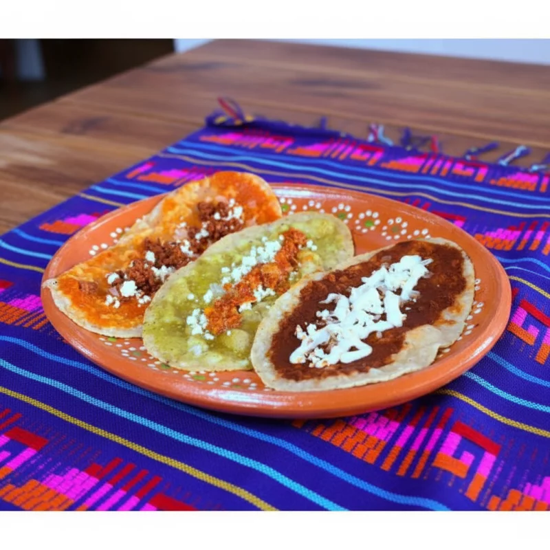 Sopes estilo Poza Rica.