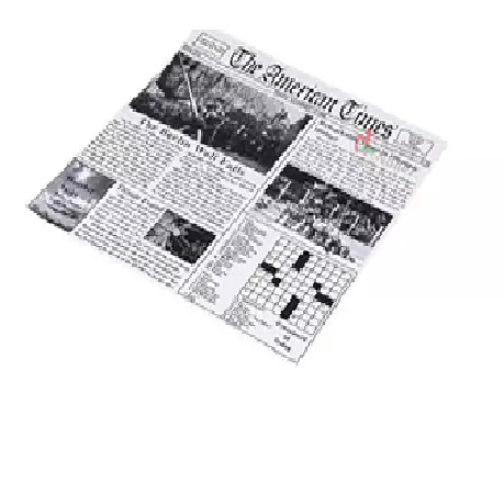 R10306-PAPEL ENCERADO 12X12PERIODICO