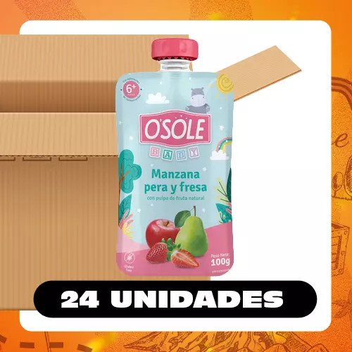 Bulto Osole Manza/Pera/Fresa 100g