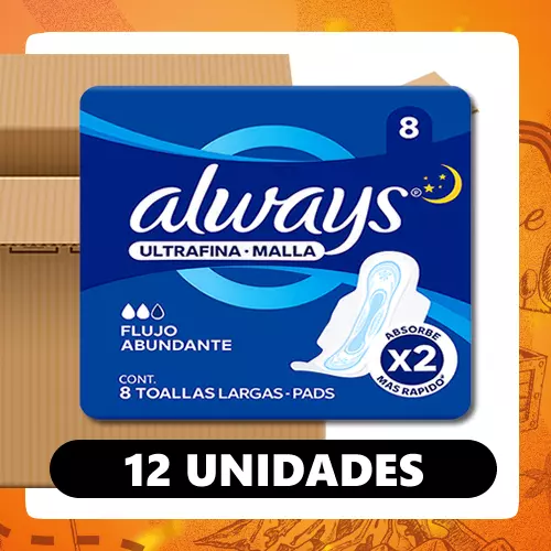 Docena Always Toalla Ultrafina Noche