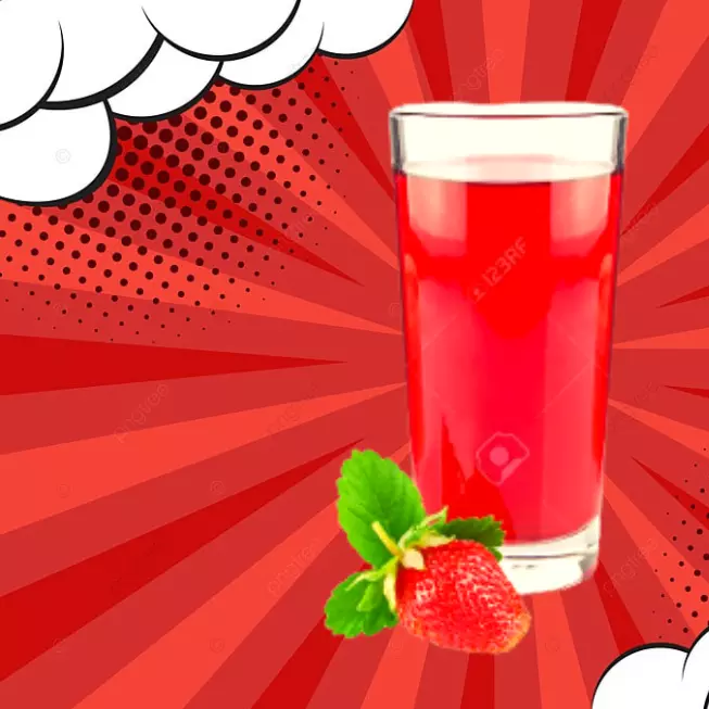 JUGO NATURAL DE FRUTILLA