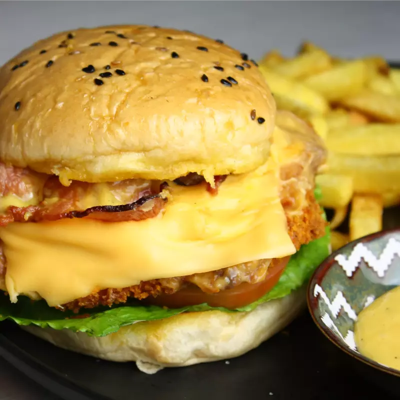 Hamburguesa de Pollo Crispy