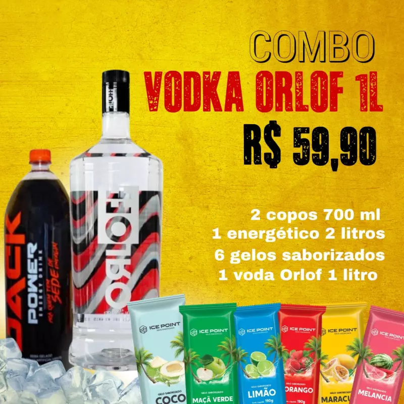 Combo - Vodka Orloff 1L