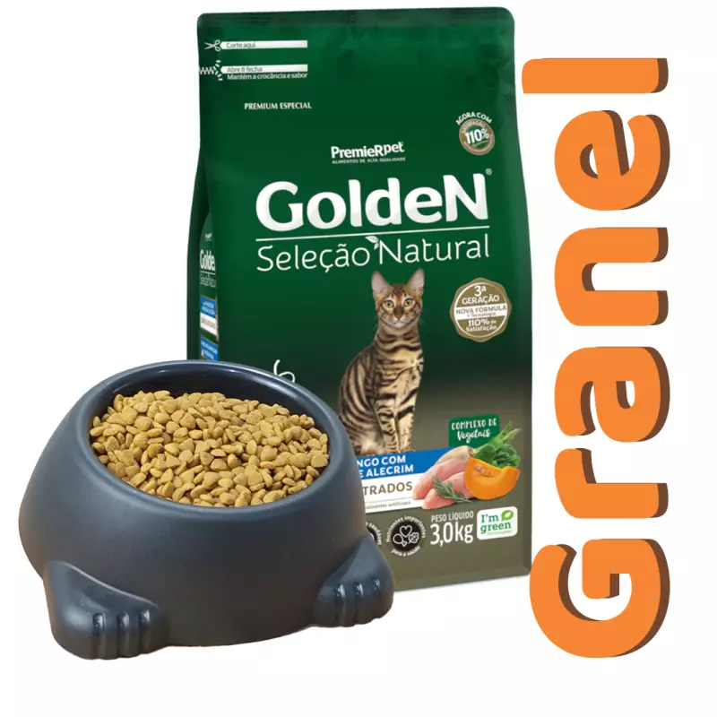 GoldeN Seleção Natural Gatos Castrad