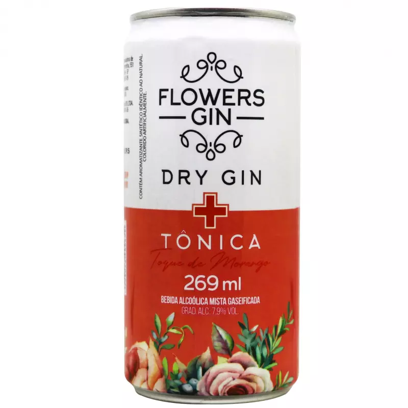 GIN FLOWER MORANGO LT 269 ML