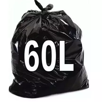 Sacos para lixo 60L 70x75