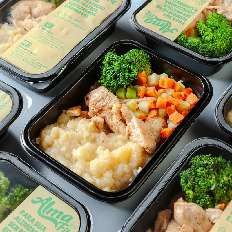 (P) Frango Purê de Batata e Legumes