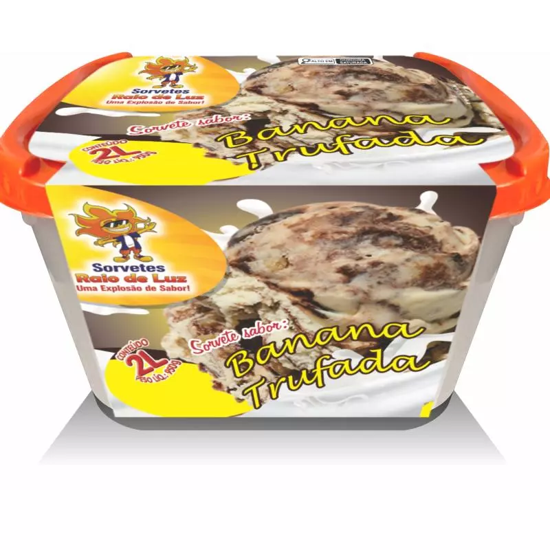 Sorvete Banana trufado 1,5L