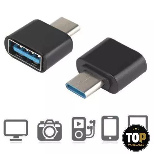 Adaptador OTG USB Fêmea para Type-C
