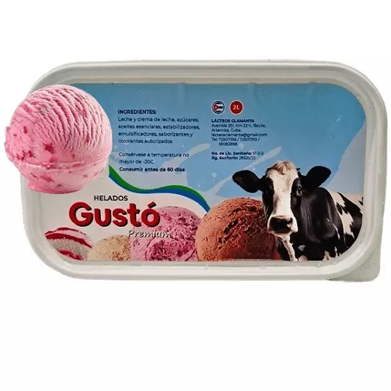 Helado de Fresa 2L