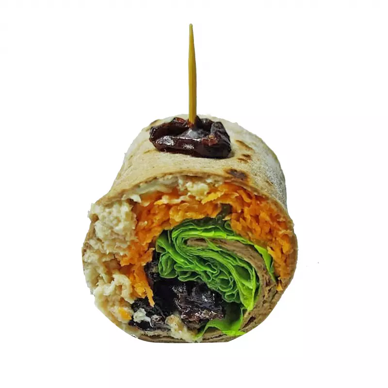 Mini Wrap de Frango e Passas