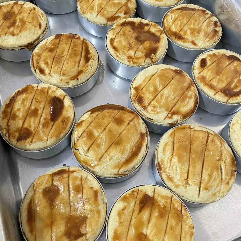 Empada de frango cremoso