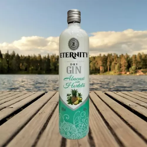 GARRAFA ETERNITY ABACAXI COM HORTELÃ