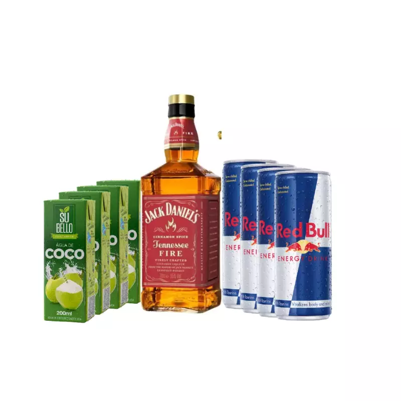 Jack Daniels Canela 1L + Red Bull