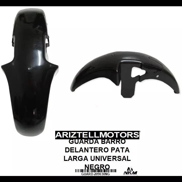 GUARDA BARRO DELANTERO NEGR PATA LAR