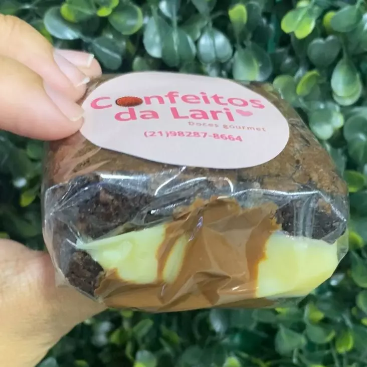 Brownie recheado G Ninho c/ nutella