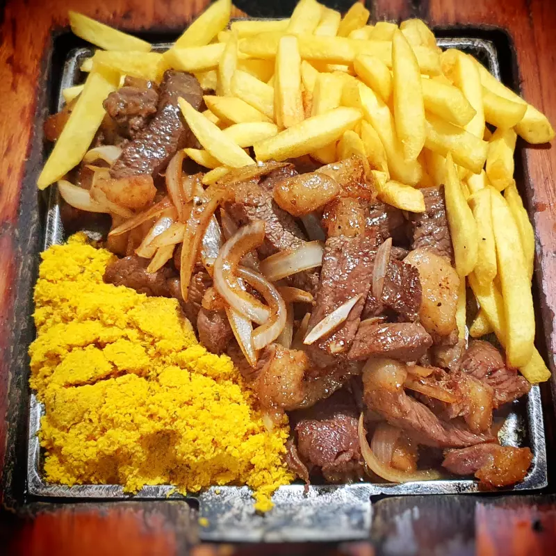 PICANHA A PALITO COM FRITAS