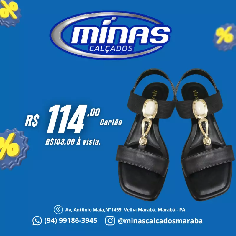 Sandália Preta RF:18668