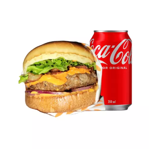 Cheddar Bacon + coca lata PROMO