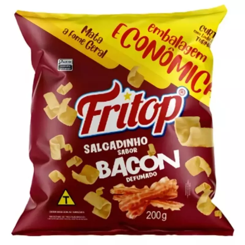 Salgad. Fritop Bacon Defumado 200g