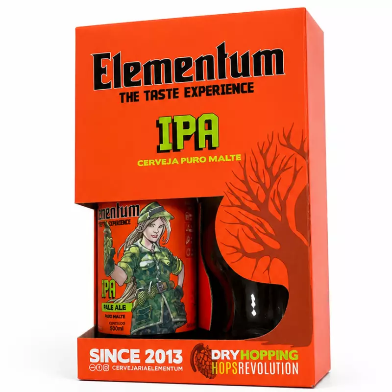 KIT IPA • Cerveja Artesanal + Copo
