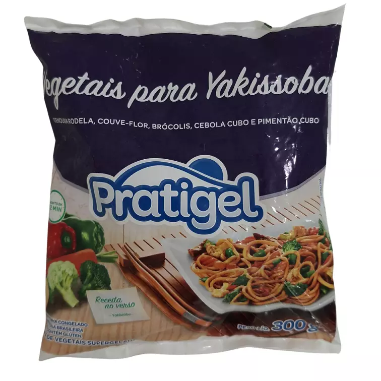 Vegetais Yakissoba - Pratigel-300g