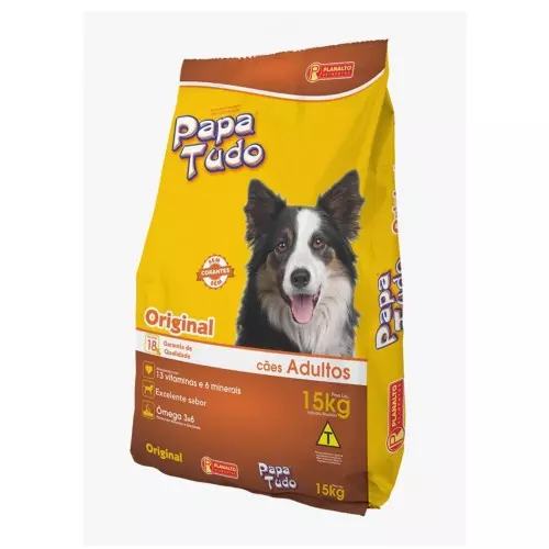 RAÇÃO PAPATUDO ORIGINAL ADULTO 15KG