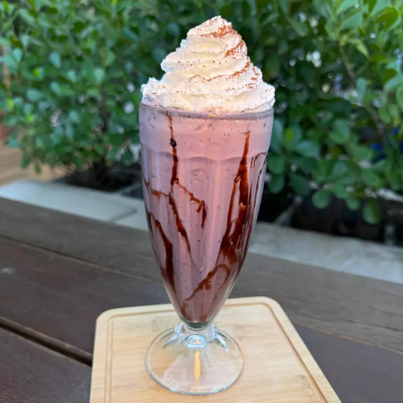 Milkshake de mirtilo