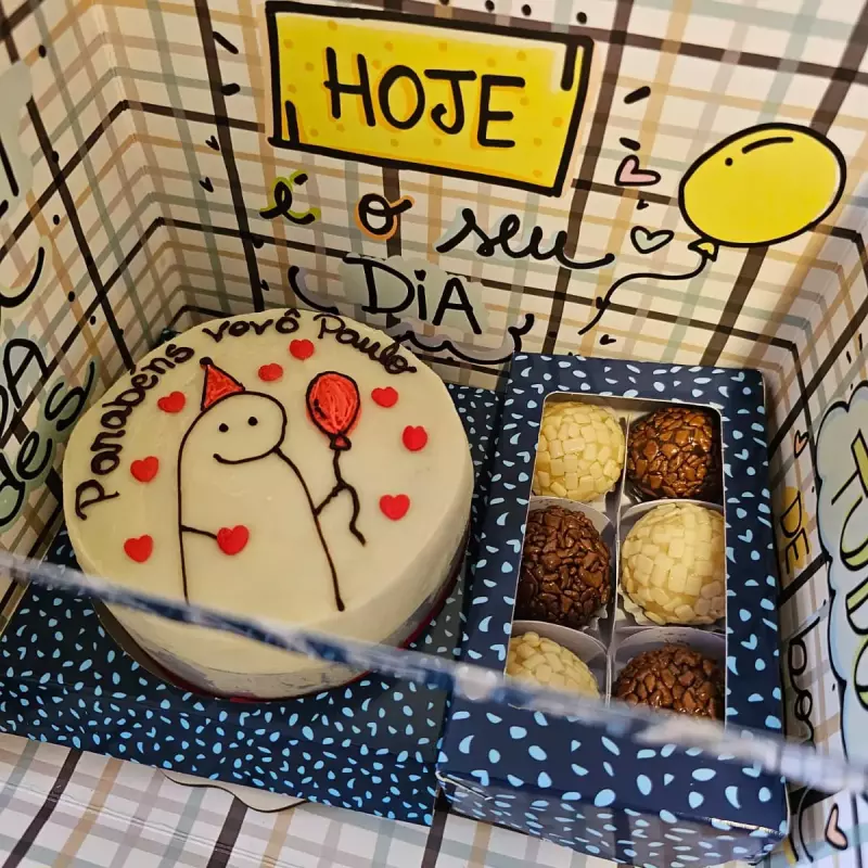 Caixa bento aniversário