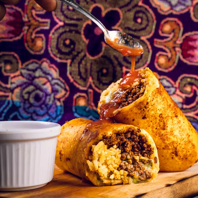 Burrito de Molida Poblana