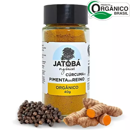 Cúrcuma e Pimenta do Reino Orgânico