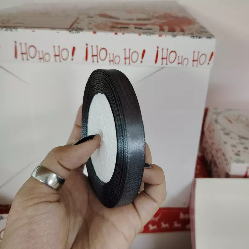 Cinta Raso Gris Oscuro