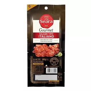 Salame gourmet italiano fatiado 100G