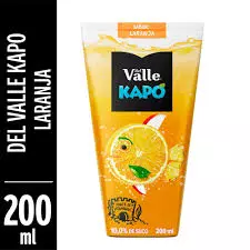 6 Unidades Suco Laranja Kapo 200ml