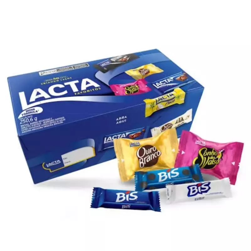 Caixa Bombom Lacta Favoritos 250,6g