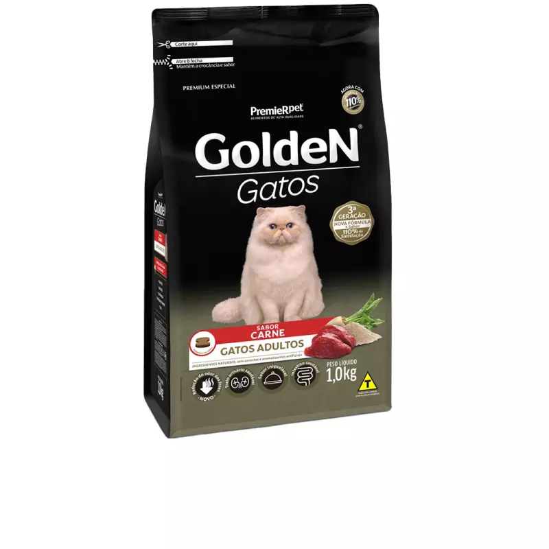 GoldeN Gatos Adultos Carne
