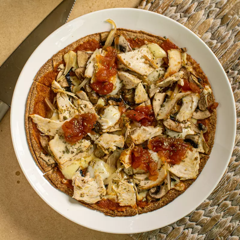 Mitad Pollo y Miel de Tomate