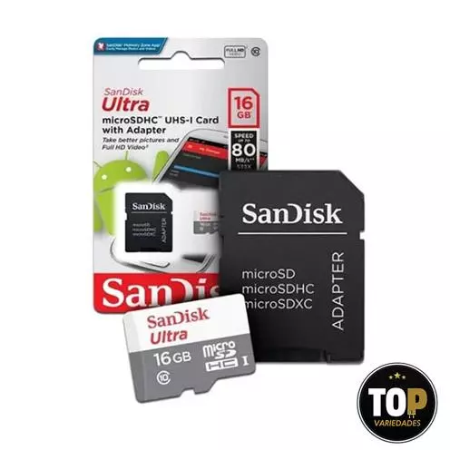 Cartão Memória Sandisk Micro Sd Ultra 16gb