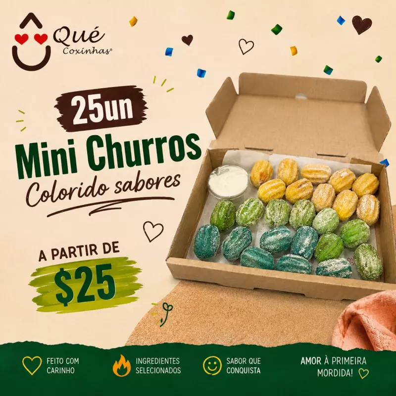 COPA 25un Churros Coloridos Mistos