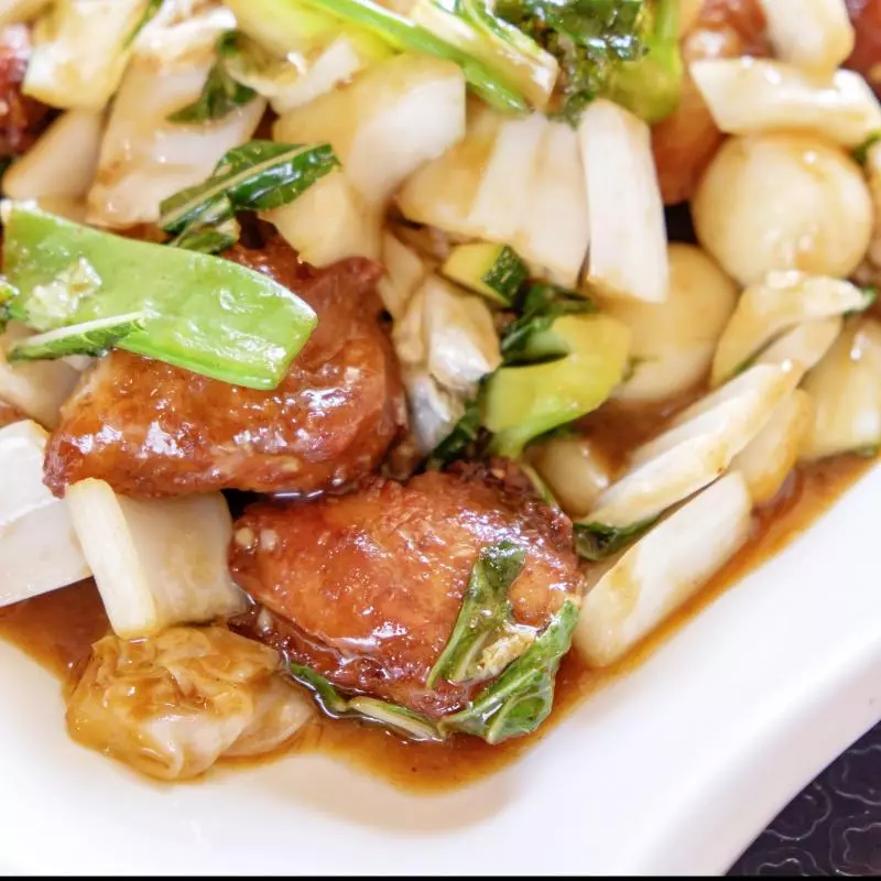 M22-Pollo en trozos c/ verd.+chaufa