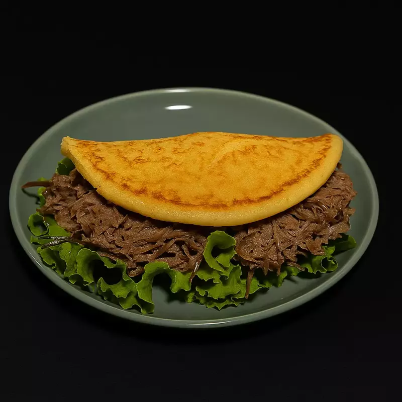 Crepioca de carne de sol