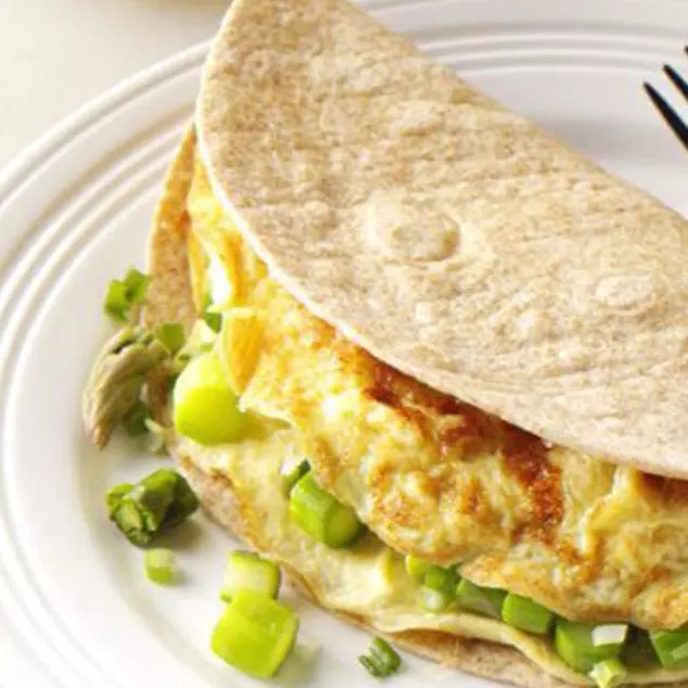 Omelet Mushroom Large Tortilla