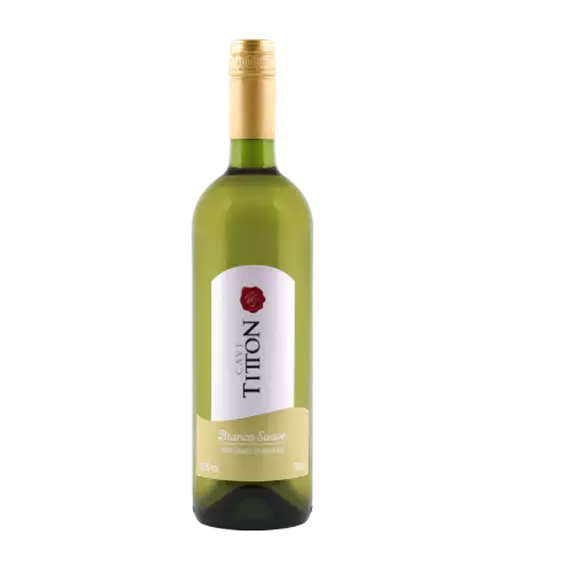 Vinho branco suave Titton 750ml