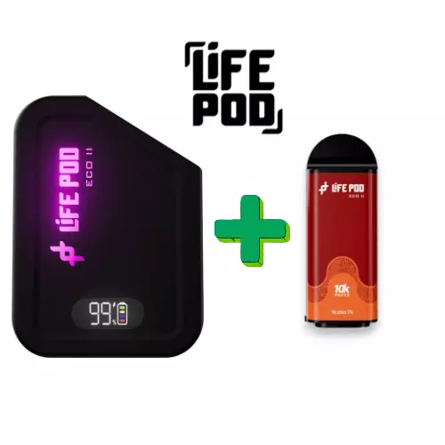 Kit Life Pod 10k PUFFS