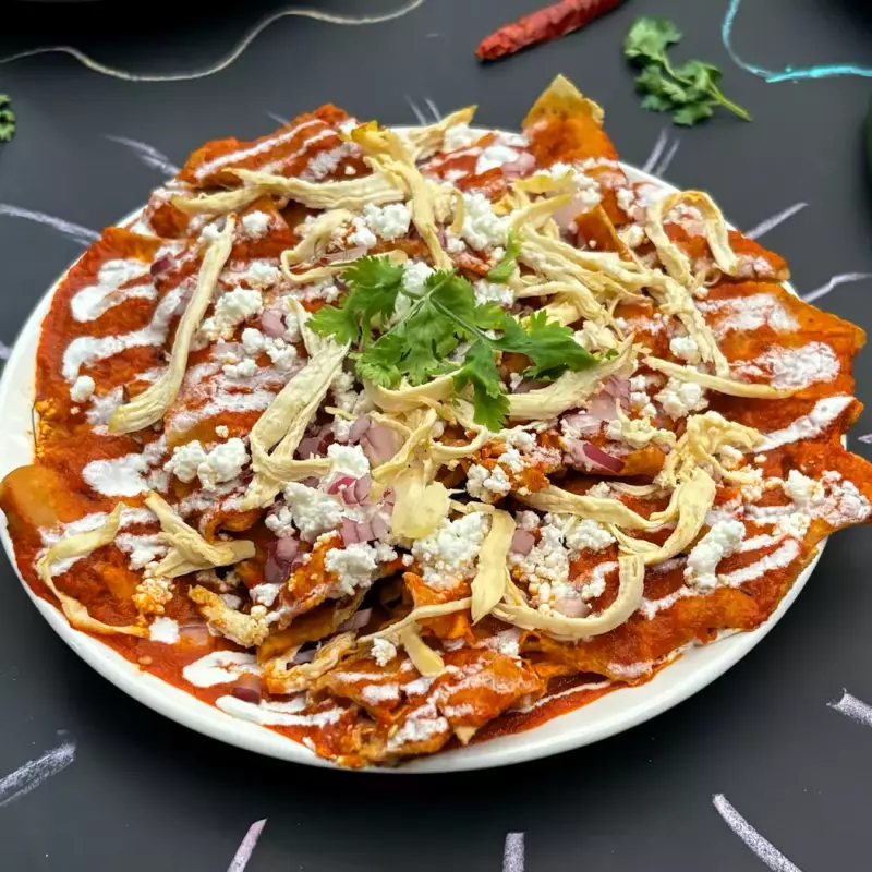 Chilaquiles con pollo