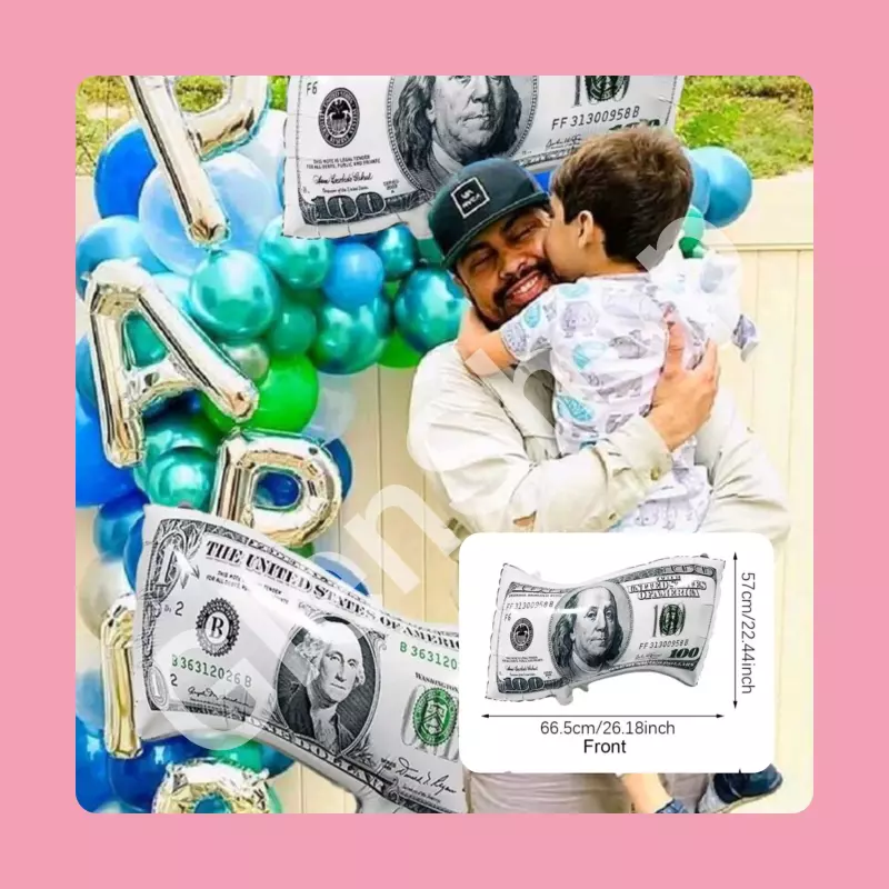 Globo de billete USD