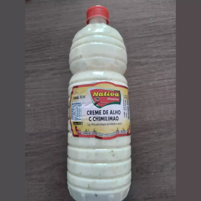Creme de Alho c/ Chimilimão 900ml