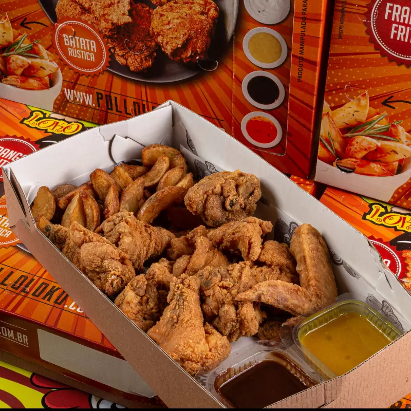 MEIA PORÇÃO POLLO LOKO
